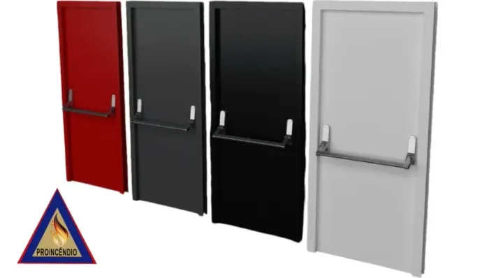 PORTA CORTA FOGO P90 SIMPLES - 0.90X2.10M - FABRICANTE 