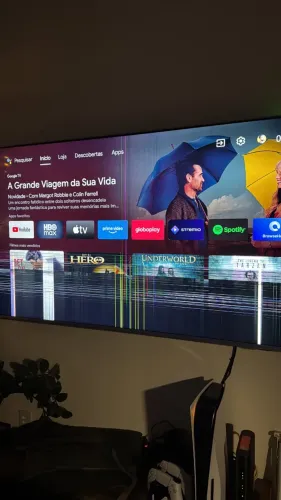 Smart TV Philips 65" The One 120Hz (65PUG8807/78) - Peças / Conserto (Display Quebrado)