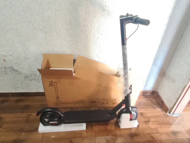 patinete elétrico novo na caixa