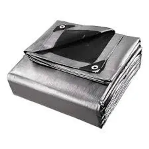 Lona forte prata x preta 197g/m 3x5 Metros