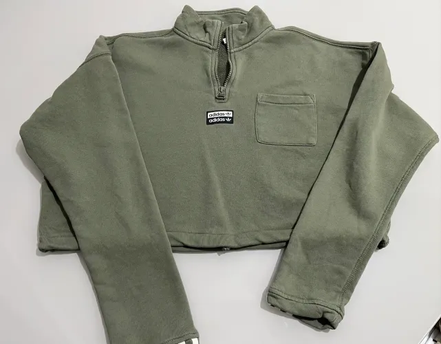 Moletom adidas cropped 