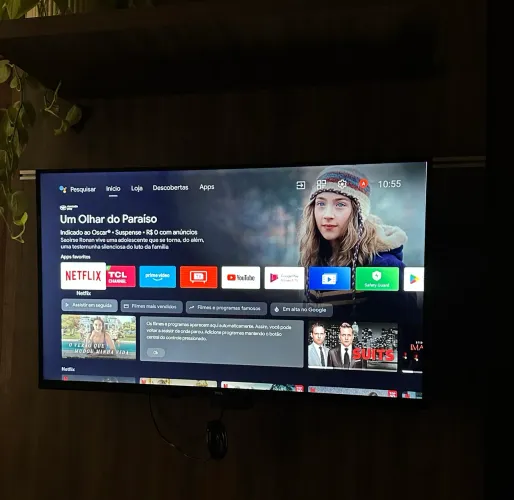 Smart TV TCL 32? Full HD Android TV + Suporte para Painel