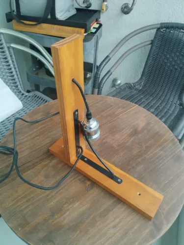 Luminária de parede rústica