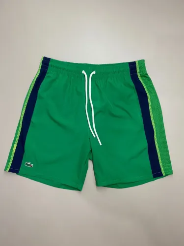 Bermuda Tactel Verde/Azul