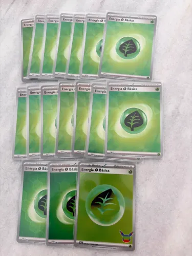 Lote energia foil pokemon tcg