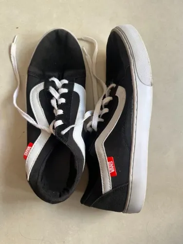 Tênis Vans clássico Old School Preto e Branco Masculino Feminino Tamanho 42 Original Usado