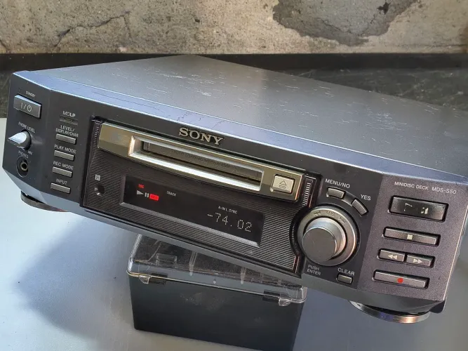 Mini disc sony mds-s50 revisado 