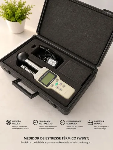 Medidor de Estresse Térmico WBTG Hiseg TGD-1800 - Seminovo