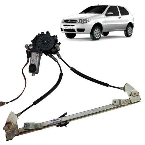 Maquina Vidro Eletrico Lado Direito Fiat Palio 2008 2 Portas