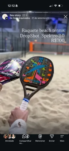 Raquete beach tennis