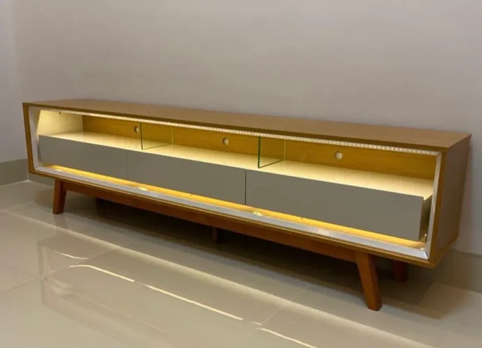 Rack 3Gavetas com Luz de Led