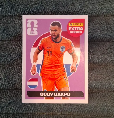 Figurinha Legend Roxa Cody Gakpo -  Panini FIFA 2026