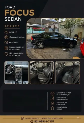 Ford Focus Sedan 2.0 16v/2.0 16V Flex 4P Aut. 2013