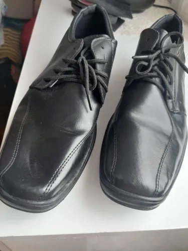 Sapato Social Preto com cadarço Tam:40 (NOVO)