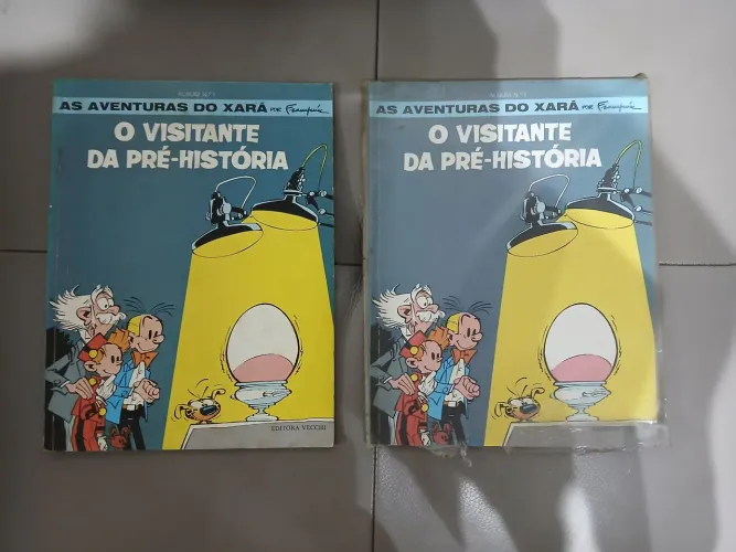 2 Gibis Antigos - O Visitante da Pré-História (1976) - Editora Vecchi - Colecionador