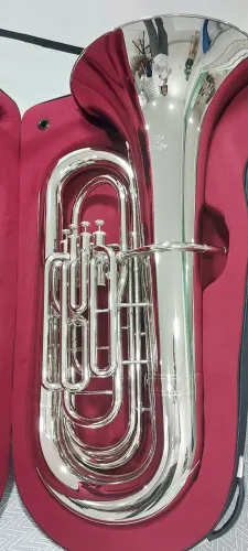 Tuba Schieffer 991 - Sib 4/4 4 Pistos! NOVA