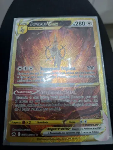 Carta Pokemon Arceus V ASTRO GOLD
