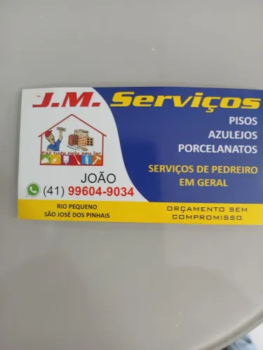 Pedreiro em geral.