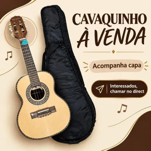 Vendo cavaquinho seminovo