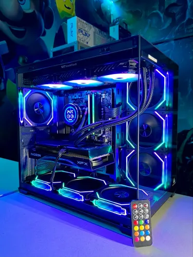 PC Gamer HIGH AMD Ryzen 7 5800XT, 32GB, RX 9060XT 16GB - Em até 18x / Loja Física