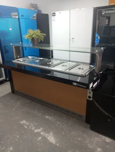 NZ. Buffet aquecido 2 metros Gelopar 