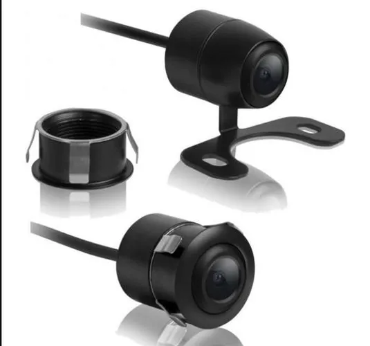 Camera de ré 2x1 automotiva universal de alta resoluçao completa 1 ano de garantia