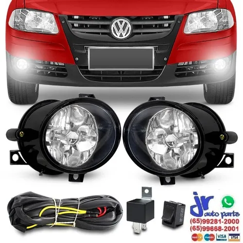 Kit Farol De Milha Gol G4 2006 2007 2008 2009 2010 2011 2012 2013 2014 Neblina Auxiliar