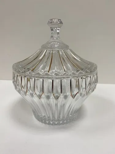 Bomboneire Rosa em cristal ( média )