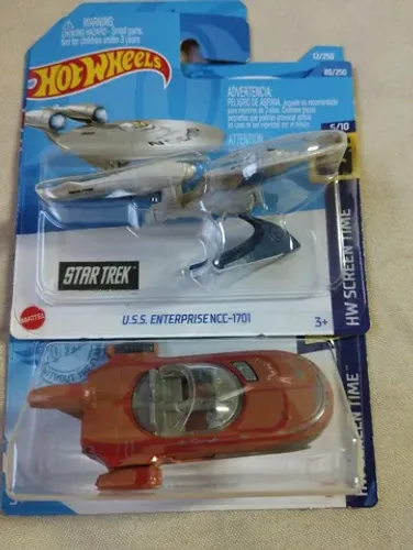 Hot Wheels Naves Start Trek e Start Wars