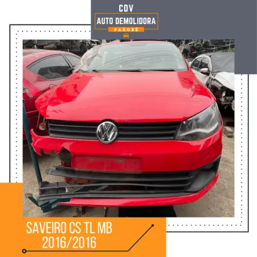 Sucata Saveiro Cs TL MB 2016/2016 disponível para venda de peças