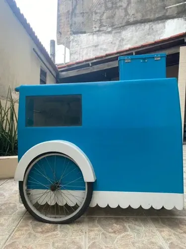 Carrinho de Lanche de fibra