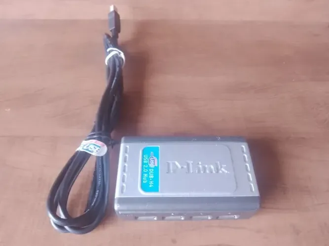 Hub USB 2.0 D-link Dub-H4 de 4 portas Usb Hi Speed Original!!!