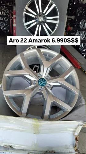 Rodas aro 22 Amarok em 10 x sem juros