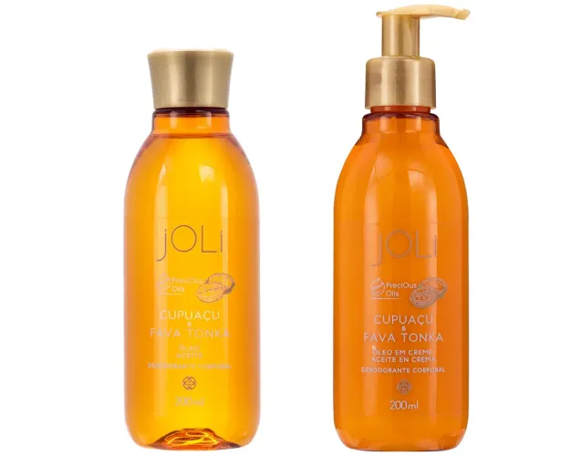 Creme cupuaçu e óleo de banho 200ml cada