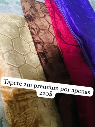 TAPETE PREMIUM LUXO GROSSO OPORTUNIDADE SALDÃO 