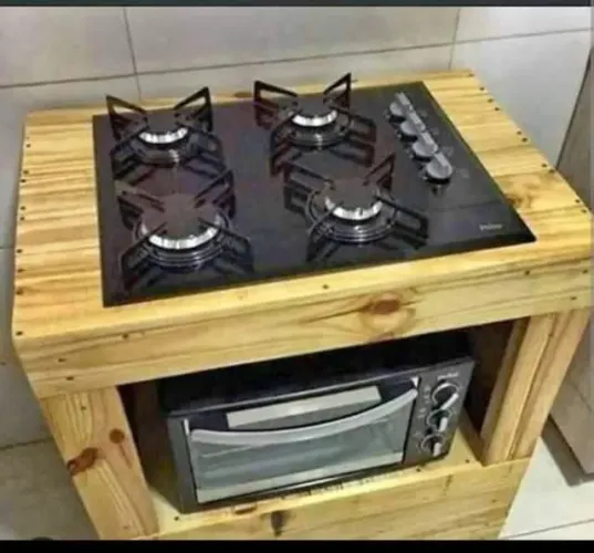 Modelo pra fogão e botijão de gás
