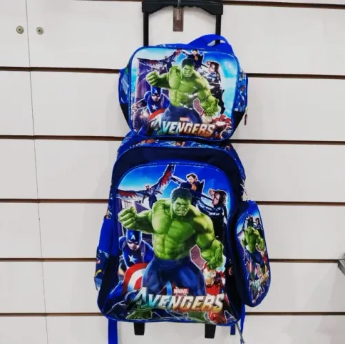 Mochila Com Rodinha Kit 3pçs Huck Da22255 Promoç Dy