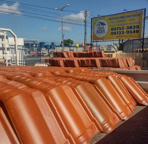 Telha Americana Vermelha Resinada