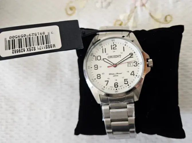 Relógio de Pulso Orient Mod. MBSS1 171 S2SX Movimeto Quartz Japan 40mm