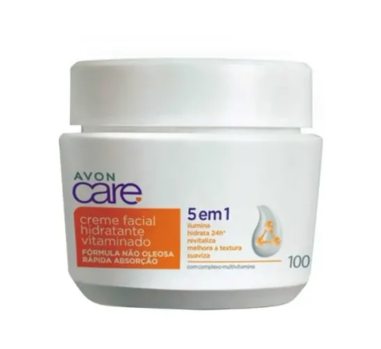 Creme Facial Avon Care Hidratante Vitaminado 5 em 1- 100g