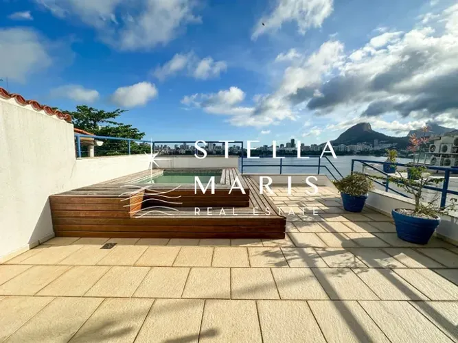 Um sonho de cobertura à venda com vista incrível da Lagoa Rodrigo de Freitas, em ótima loc