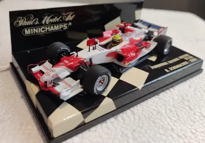 Miniatura Panasonic Toyota Racing Tf106 Ralf Schumacher 2006 Minichamps 1/43