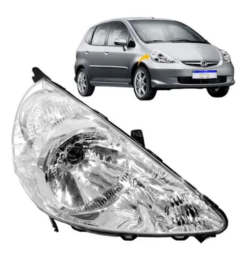 Farol Honda Fit 2003 2004 2005 2006 2007 2008 Novo L.d