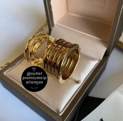 Dia dos namorados presente anel aliança noivados bvlgari