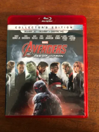 Blu-Ray 3D Vingadores Era de Ultron. Importado. Sem legendas em Português