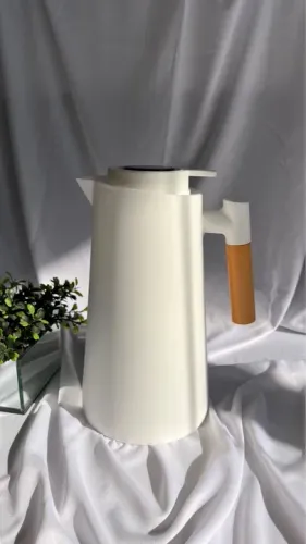Garrafa Térmica de Café com LED Branca