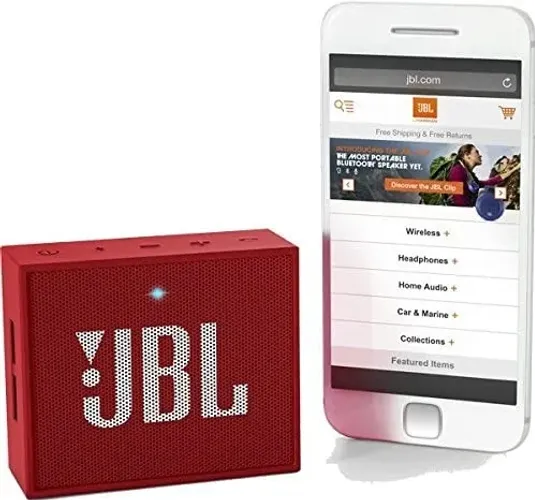 Caixa de Som JBL Go 2 - Original , Bluetooth, À Prova D´Água, 3W, Vermelha - Jbl GO 2 RED