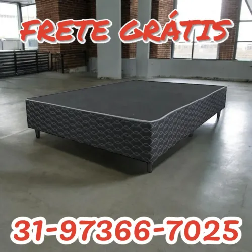 CAMA CASAL BOX ( BASE ) OFERTA !!! NOVAS 