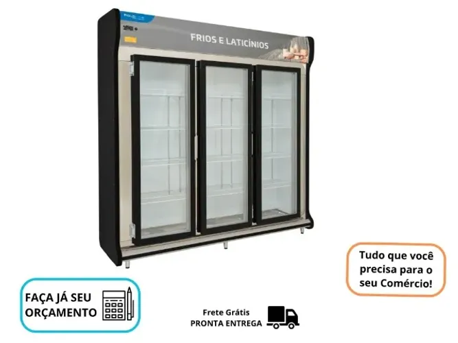 Freezer Refrigerador 3 Portas Novo 110v