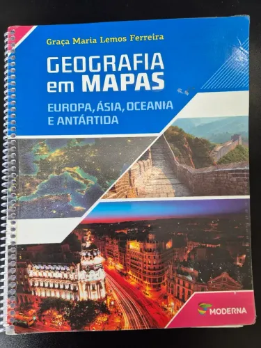 Geografia em Mapas- Europa, Ásia, Oceania e Antártida